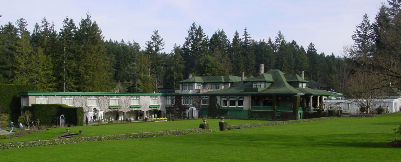 The Butchart's home, Benvenuto, viewed from the north west, in 2004. (Photo by author)