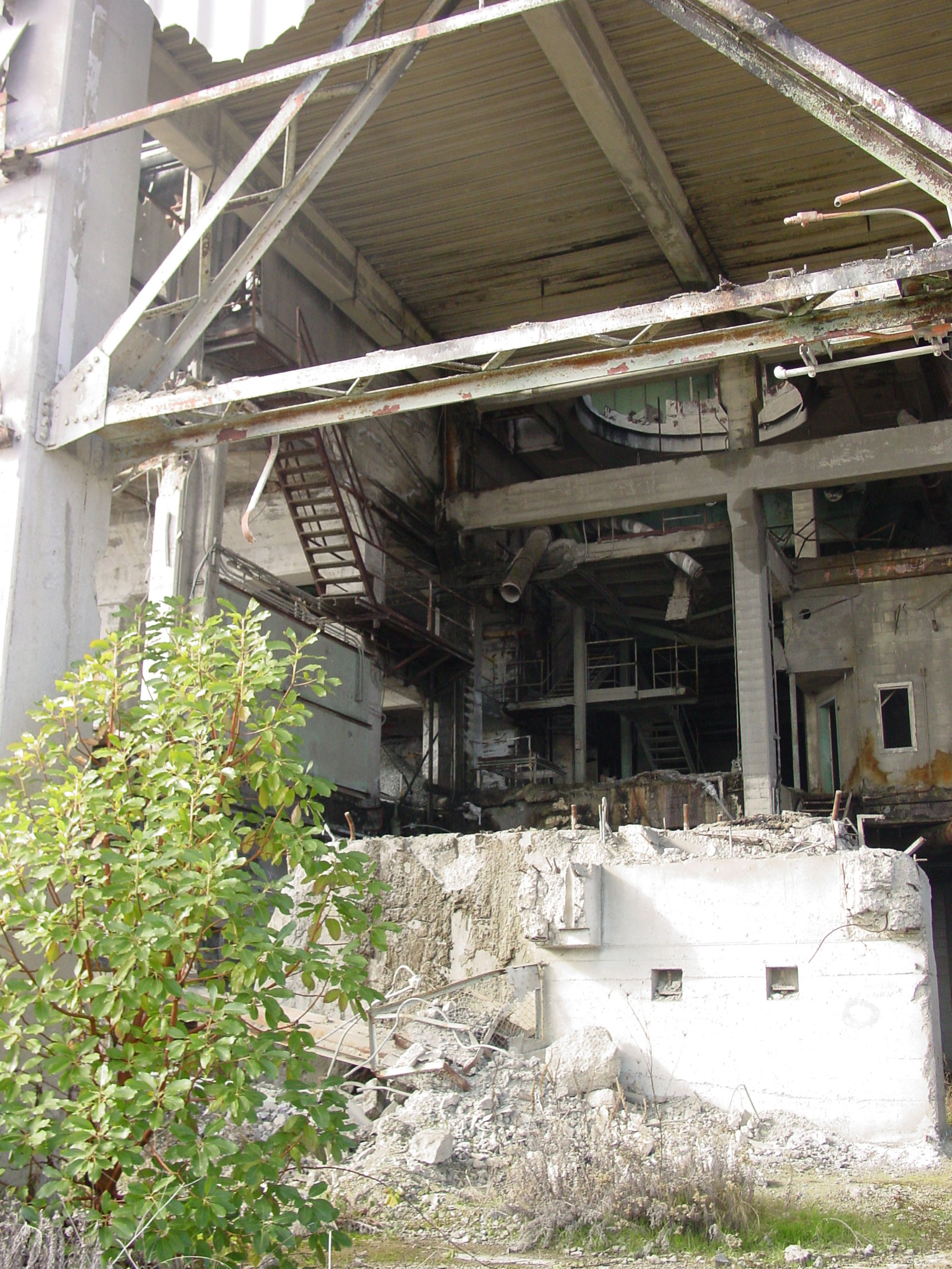 Bamberton cement factory ruins, 2004 (photo by author)