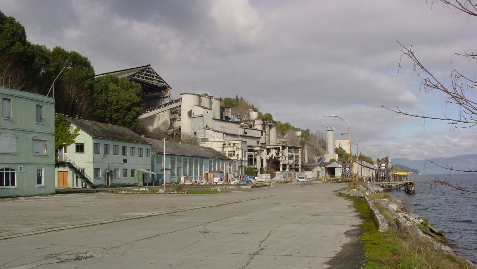 Bamberton cement factory ruins, 2004 (photo by author)