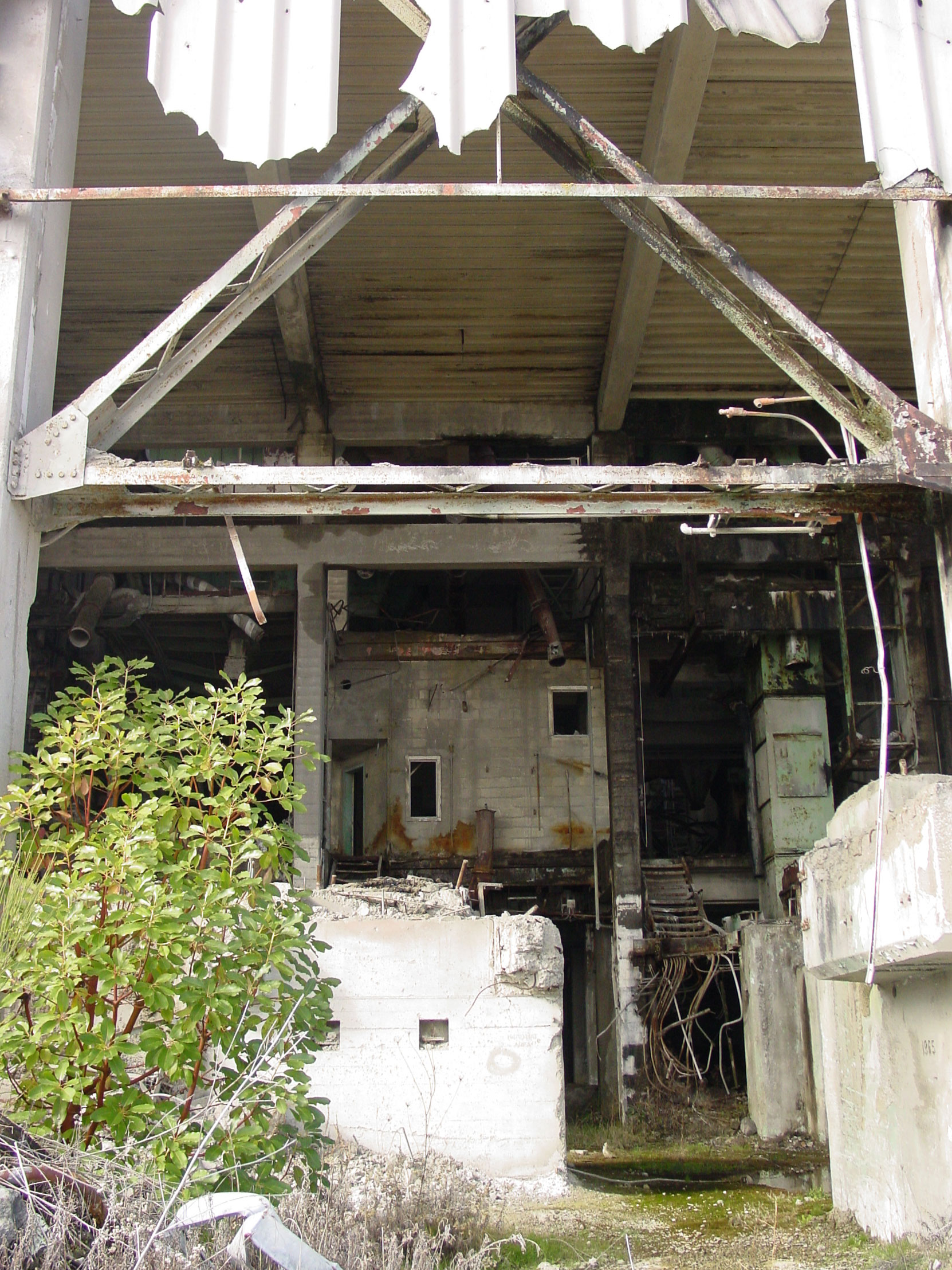 Bamberton cement factory ruins, 2004 (photo by author)