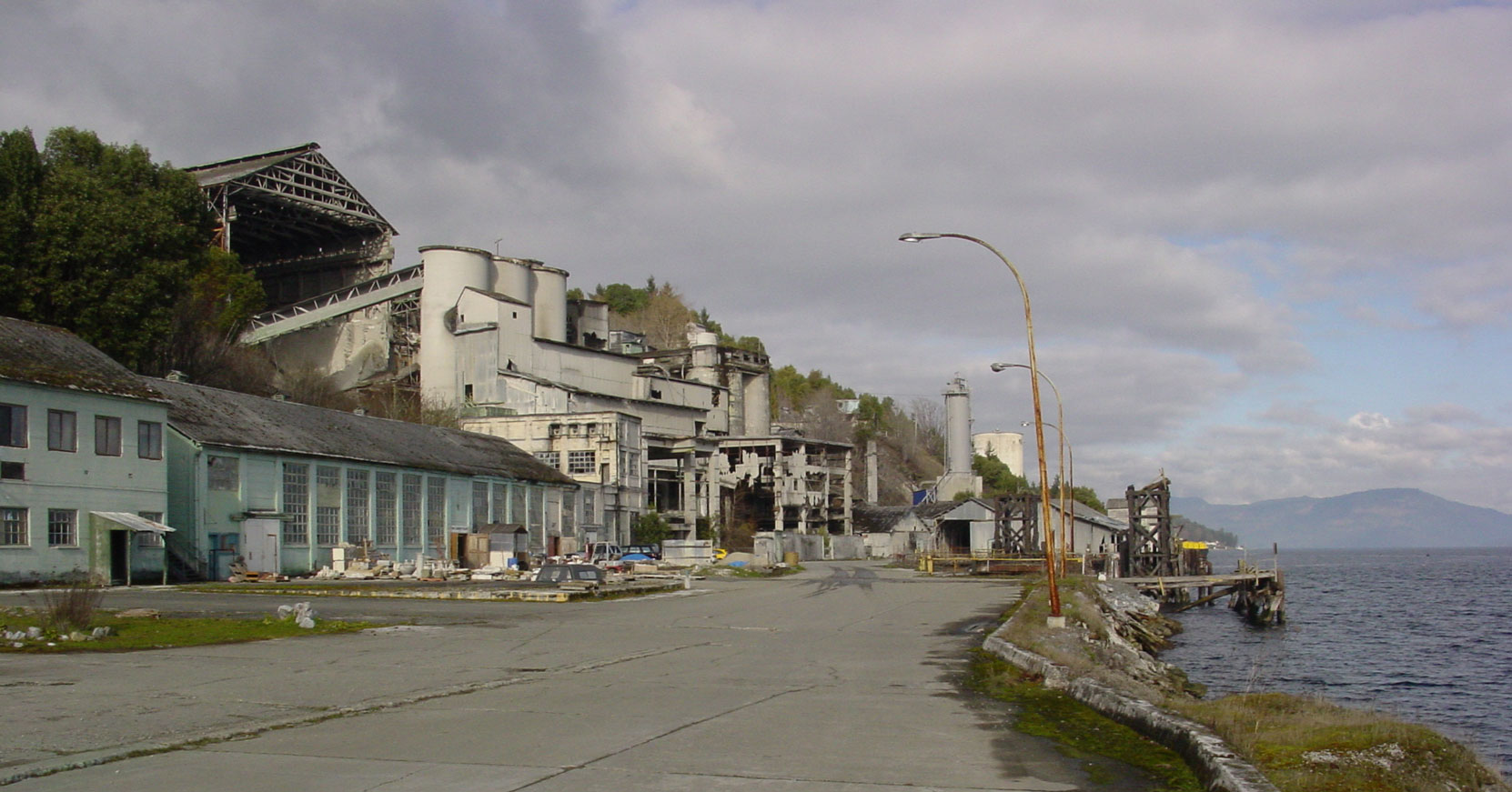 Bamberton cement factory ruins, 2004 (photo by author)