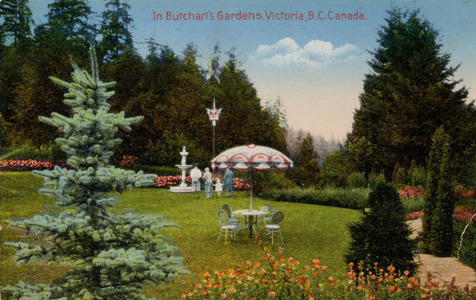 Postcard showing the Martin House, near the Duck Pond (a.k.a Star Pond) circa 1929-1930. (Author's collection)