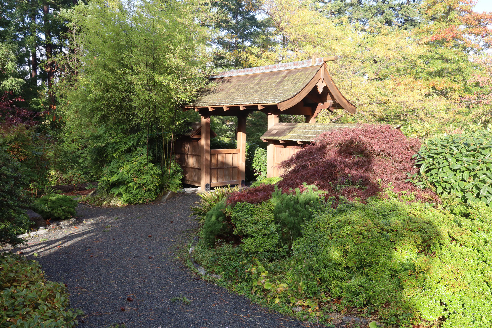 The site of Isaburo Kishida's Japanese Tea Garden design in Gorge Park, as it appears today. (photo by Author)